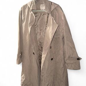 a new day Neutral Beige Trench Jacket